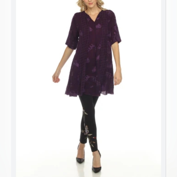 Johnny Was Runswick Lora Tunic ~small - Picture 3 of 14